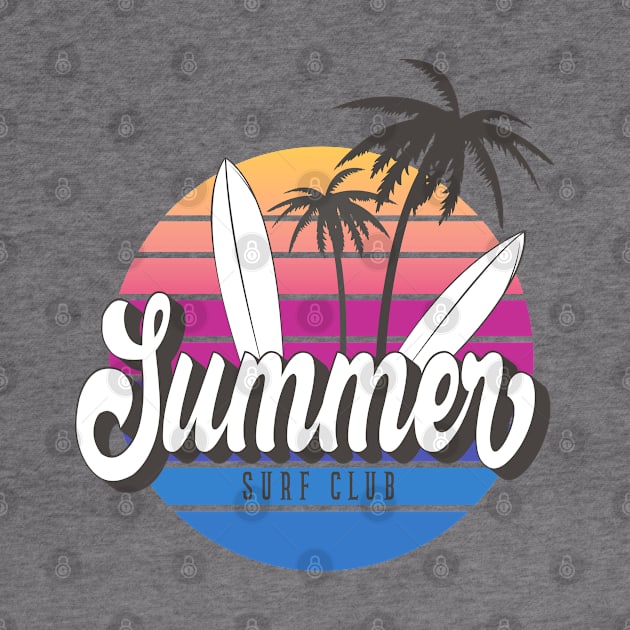 Summer Surf Club by AdoptCat